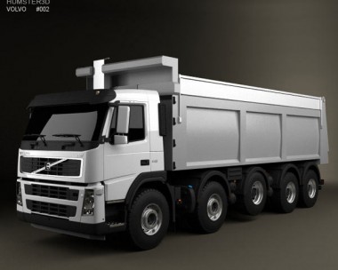 Volvo Truck 10×4 Dumper 2010 3D Model