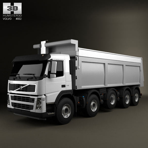 Volvo Truck 10×4 Dumper 2010 3D model