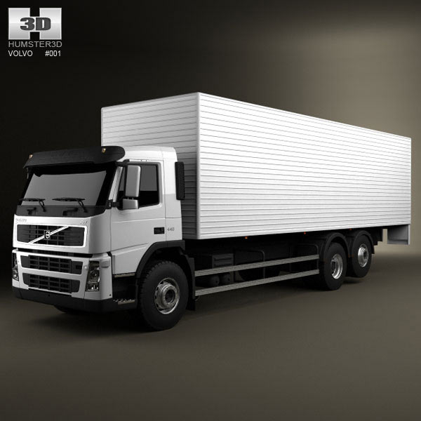 Volvo FM Truck 6×2 Delivery 2010 3D model