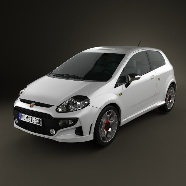 Fiat Punto Evo Abarth 3D model