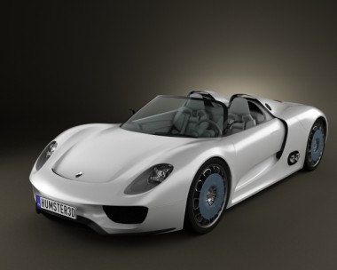Porsche 918 spyder 2011 3D Model