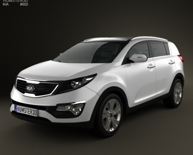 Kia Sportage 2011 3D Model