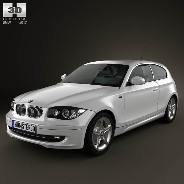 BMW 1 Series 3-door 2009 3D model