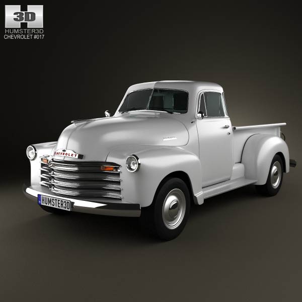 Chevrolet Advance Design Pickup 1951 3D model