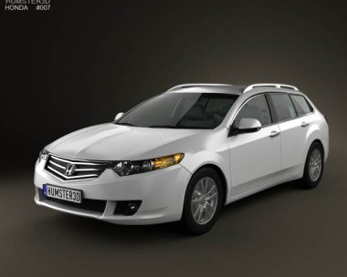 Honda Accord Tourer 2009 3D Model
