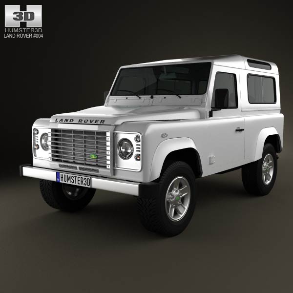 Land Rover Defender 90 Station Wagon 2011 3D model