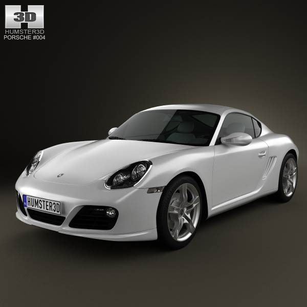 Porsche Cayman S 2011 3D model
