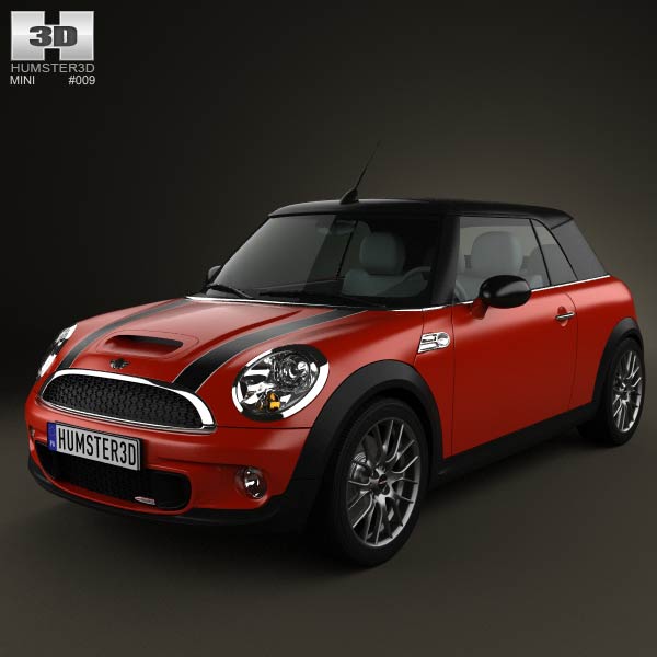 Mini John Cooper Works Convertible 2011 3D model