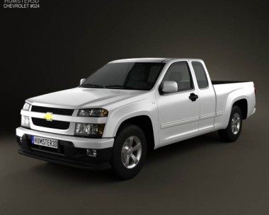 Chevrolet Colorado Extended Cab 2012 3D Model