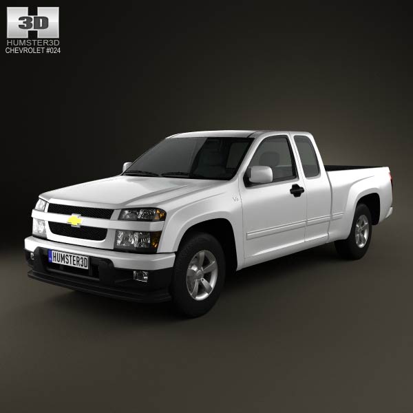 Chevrolet Colorado Extended Cab 2012 3D model