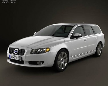 Volvo V70 2011 3D Model
