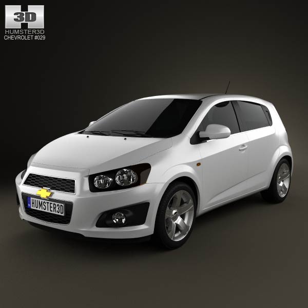 Chevrolet Aveo 5 door 2011 3D model