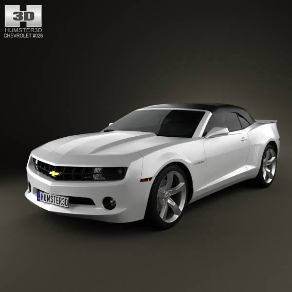 Chevrolet Camaro 2LT RS Convertible 2011 3D model