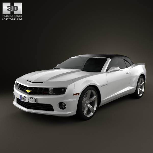 Chevrolet Camaro 2SS RS Convertible 2011 3D model