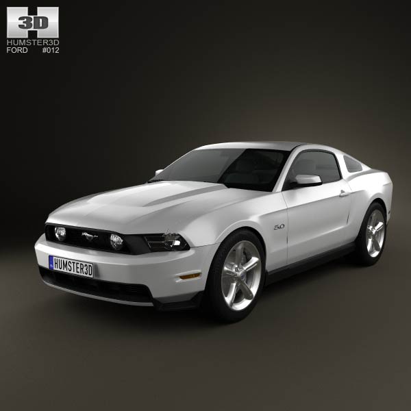 Ford Mustang GT 2012 3D model