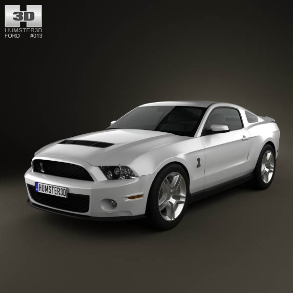 Ford Mustang Shelby GT500 2012 3D model