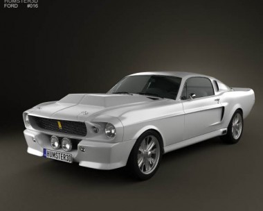 Ford Mustang Shelby GT500 Eleanor 1967 3D Model