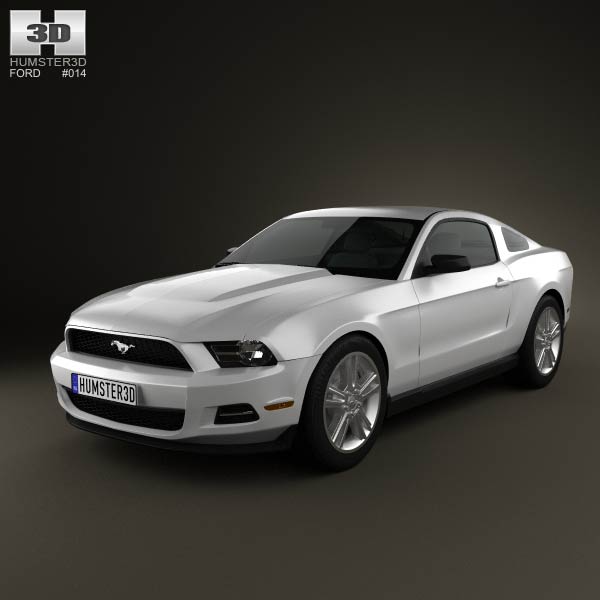 Ford Mustang V6 2012 3D model