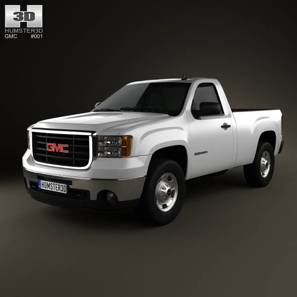 GMC Sierra Regular Cab Standard Box 2011 3D model