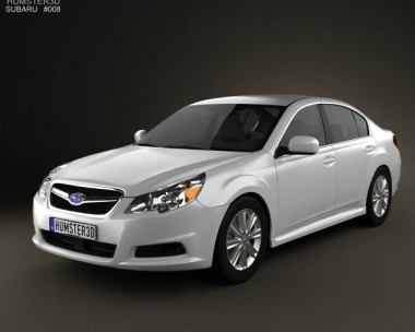 Subaru Legacy sedan US 2011 3D Model