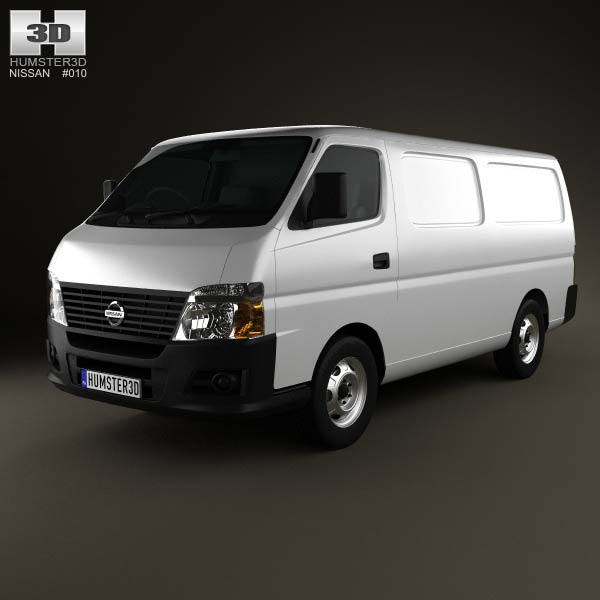 Nissan Urvan PanelVan LowRoof 2011 3D model