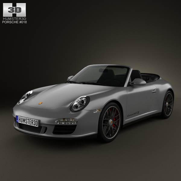 Porsche 911 Carrera 4GTS Cabriolet 2011 3D model