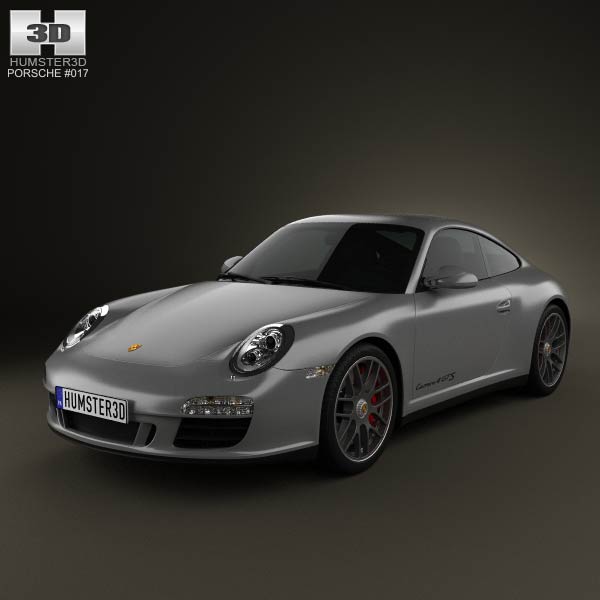 Porsche 911 Carrera 4GTS Coupe 2011 3D model