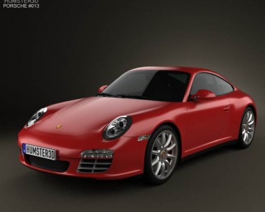 Porsche 911 Carrera 4S Coupe 2011 3D Model