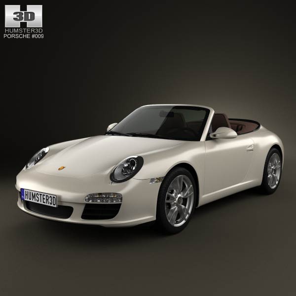 Porsche 911 Carrera Cabriolet 2011 3D model