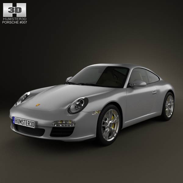 Porsche 911 Carrera Coupe 2011 3D model
