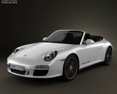 Porsche 911 Carrera GTS Cabriolet 2011 3D Model