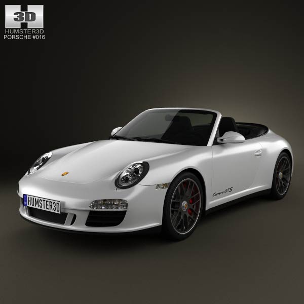 Porsche 911 Carrera GTS Cabriolet 2011 3D model