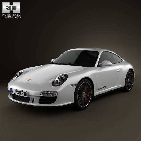 Porsche 911 Carrera GTS Coupe 2011 3D model