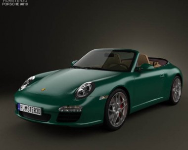 Porsche 911 Carrera S Cabriolet 2011 3D Model