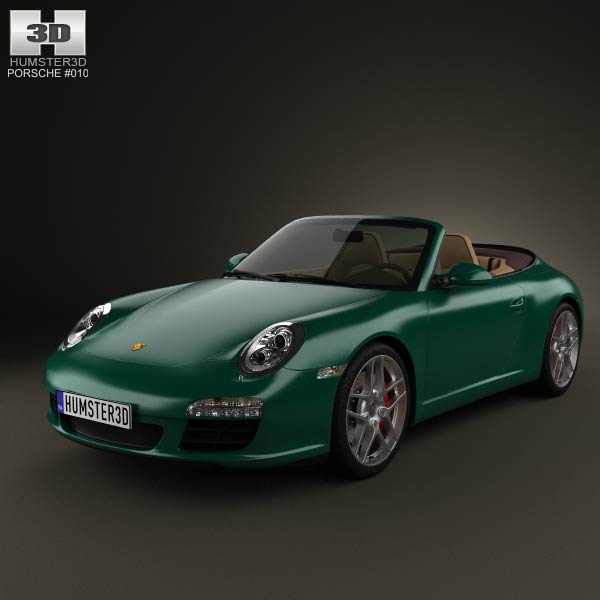 Porsche 911 Carrera S Cabriolet 2011 3D model