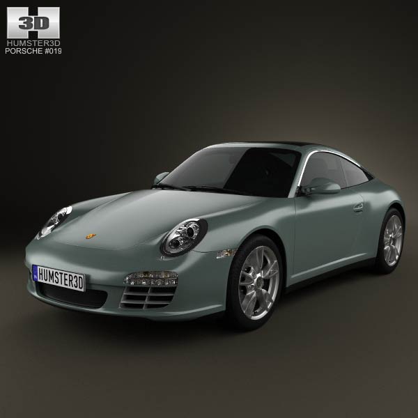 Porsche 911 Targa 4 2011 3D model