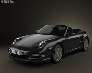 Porsche 911 Turbo S Cabriolet 2011 3D Model