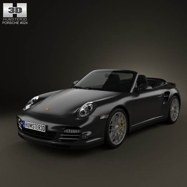 Porsche 911 Turbo S Cabriolet 2011 3D model