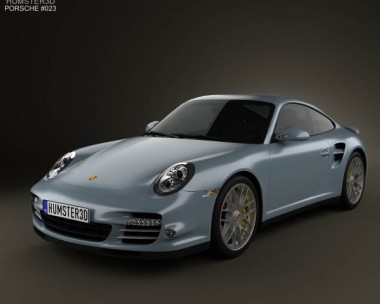 Porsche 911 Turbo S Coupe 2011 3D Model
