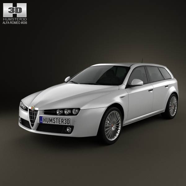 Alfa Romeo 159 Sportwagon 2011 3D model