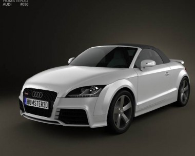 Audi TT RS Roadster with HQ Interior 2010 3D Model