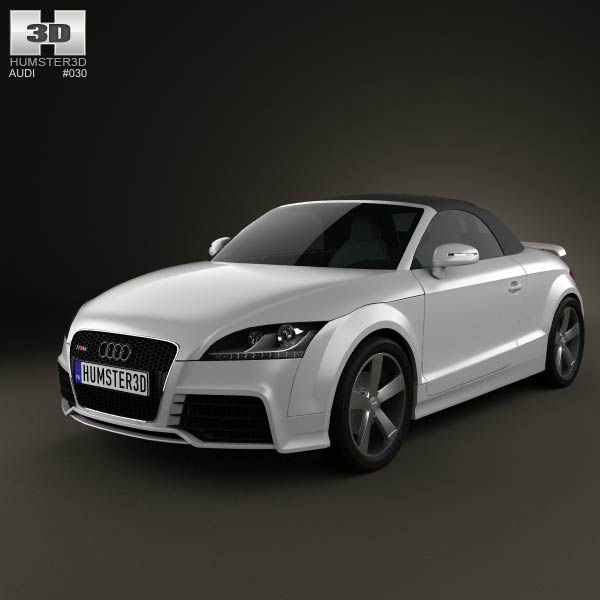 Audi TT RS Roadster with HQ Interior 2010 3D model