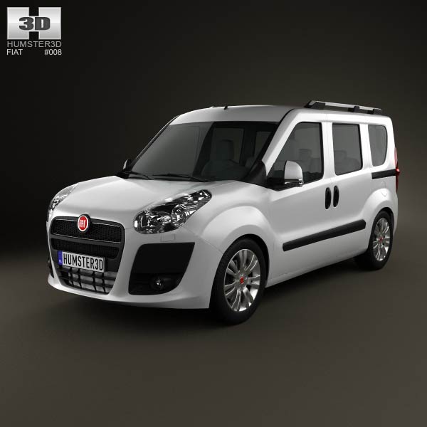 Fiat Nuovo Doblo Combi 2011 3D model