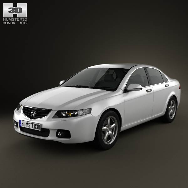 Honda Accord sedan 2003 3D model
