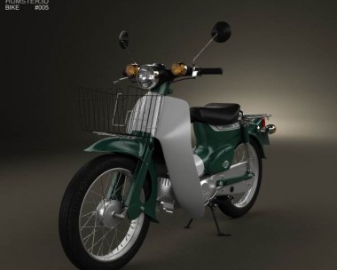 Honda Super-Cub 1971 3D Model