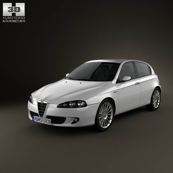 Alfa Romeo 147 5-door 2009 3D model