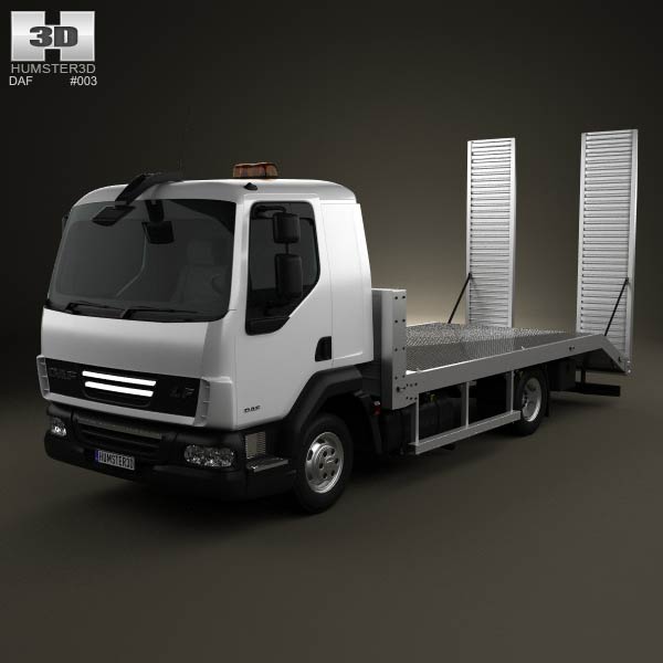 DAF LF Car Transporter 2011 3D model