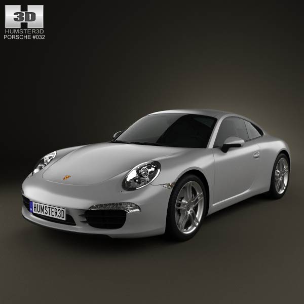 Porsche 911 Carrera Coupe 2012 3D model