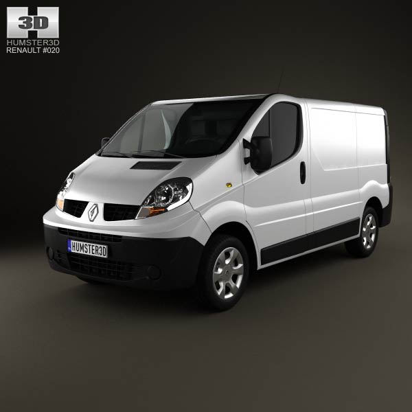 Renault Trafic PanelVan ShortWheelbase StandardRoof 3D model