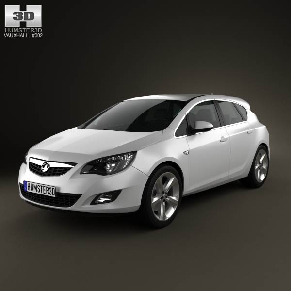 Vauxhall Astra Hatchback 5-door 2011 3D model